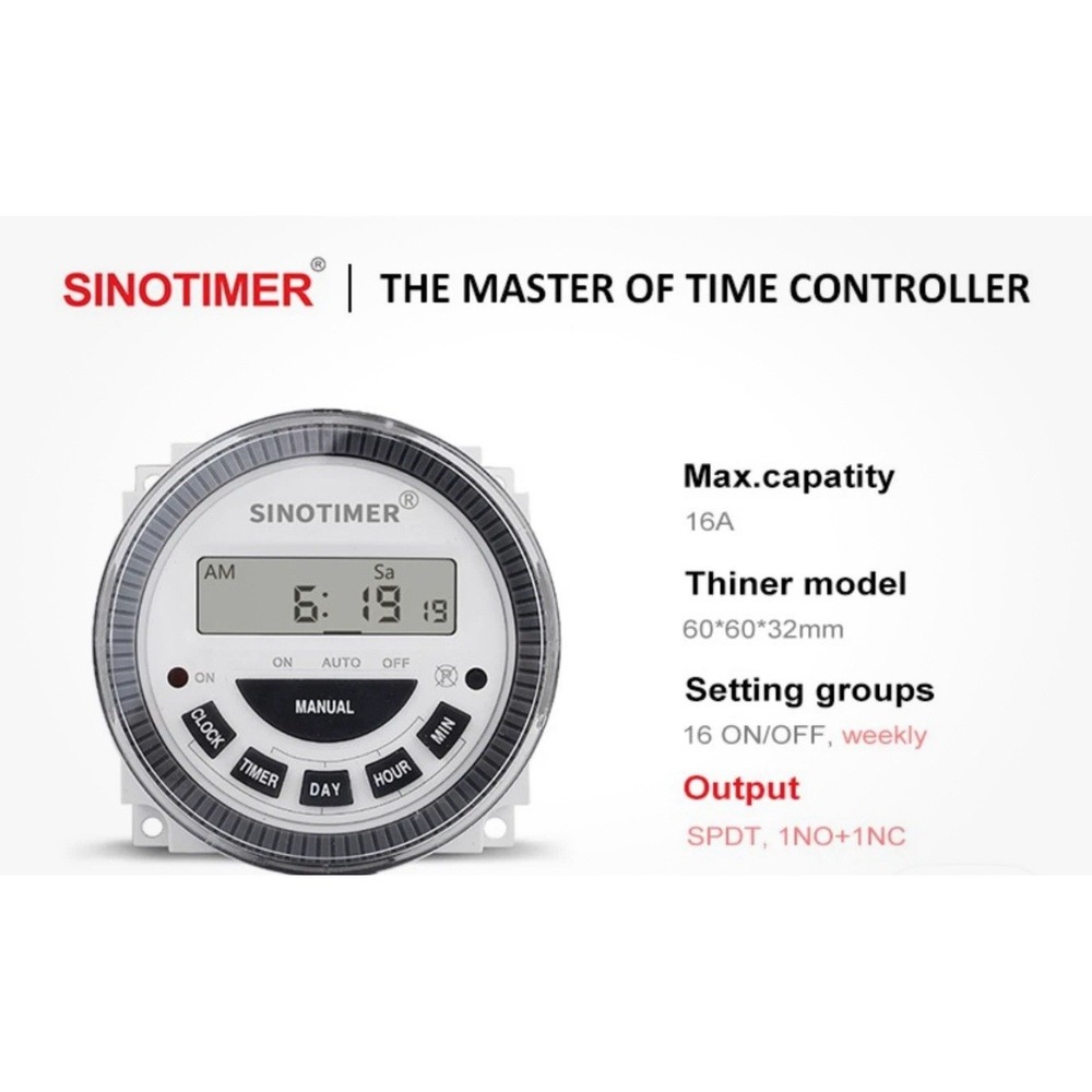 TM-619-3 Multipurpose Programmable Digital Timer 24V New Open Box - Picture 6 of 7